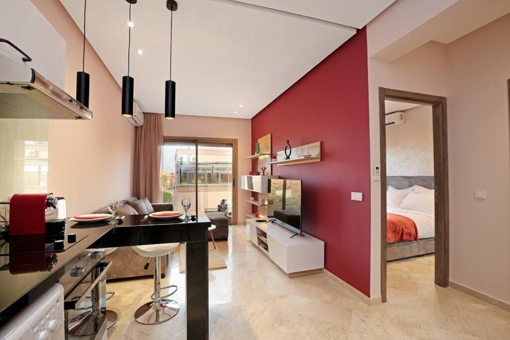 Elegant And Brand New Appart In Hypercenter Of Marrakech Марракеш Экстерьер фото